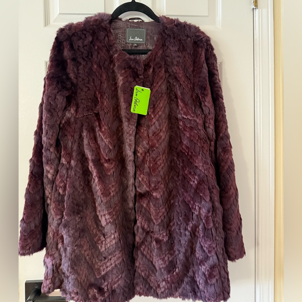 Sam Edelman Deep Purple Teddy Jacket